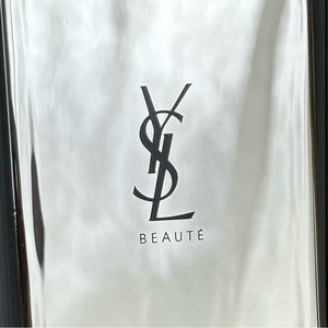 YSL purse mirror in vinyl pouch (no magnification)